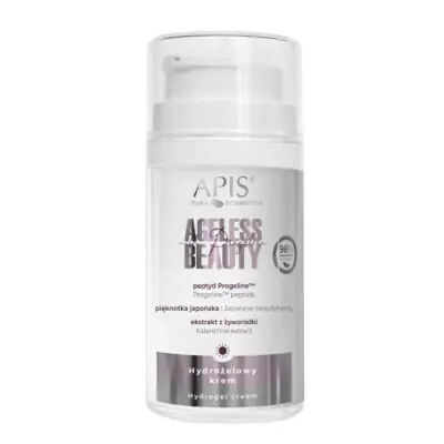 Cremă Hidrogel Anti-Aging APIS Ageless Beauty, cu Peptid Progelin™️ și Extract de Piersică de Java, 50 ml Ofertă specială