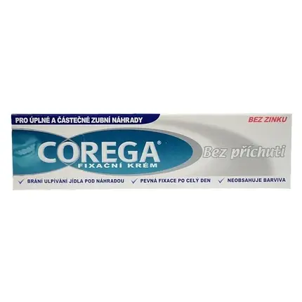 Cremă adezivă proteze dentare, Corega, fără aromă, 40g Discount