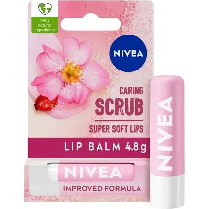 Balsam exfoliant buze, Nivea, 2in1, cu ulei de măceșe Preț promoțional
