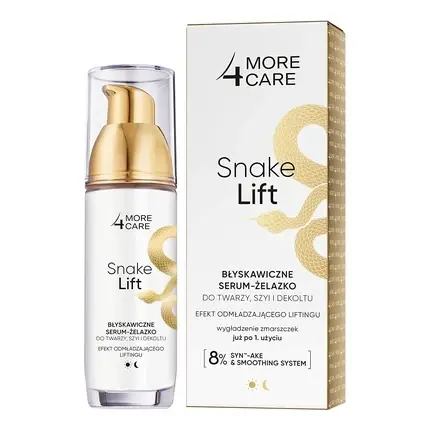 Promoție Ser anti-îmbătrânire, More4Care, Snake Lift Blitz, 35ml