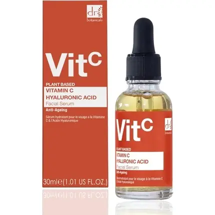 Ofertă exclusivă Ser facial, Dr Botanicals, vitamina C 5%, acid hialuronic