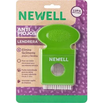 Pieptene anti-păduchi, Newell, plastic, alb Bestseller