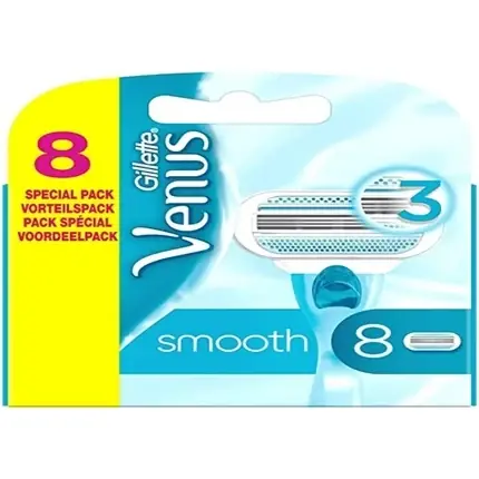 Doar azi Rezerve pentru ras, Venus, Smooth, 8 bucăți