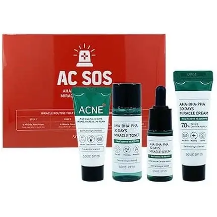 Set tratament acnee, Some By Mi, Miracle AC SOS, editie limitata Preț promoțional