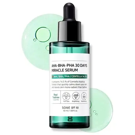 Serum antiacneic AHA BHA PHA Some By Mi Miracle, ingrijire faciala Reduceri