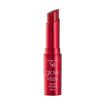 Balsam de buze, Golden Rose, Glow Kiss, SPF15, căpșuni Calitate înaltă