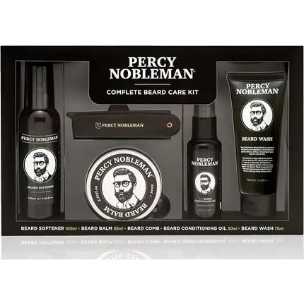 Kit Îngrijire Barbă, Percy Nobleman, complet, parfum Plată securizată