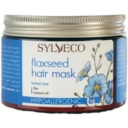 Masca de păr Sylveco cu extract de semințe de in și ulei de cocos 150ml Disponibil imediat