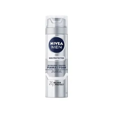 Cel mai vândut Cremă de ras, Nivea Men, Silver Protect, 200ml