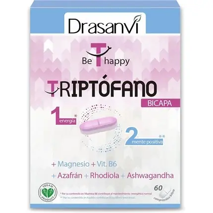 Supliment alimentar, Drasanvi, Tryptophan Bicapa, 60 comprimate Reducere specială