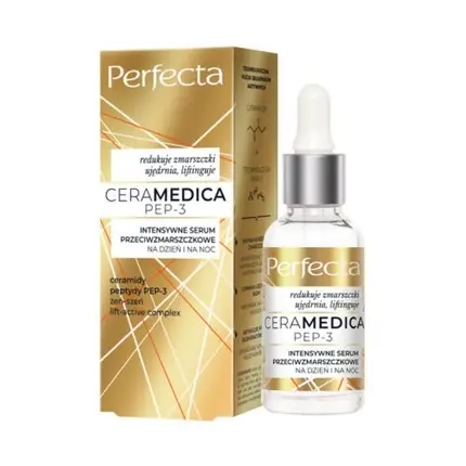 Chilipir Ser anti-rid Perfecta Ceramedica Pep-3, zi si noapte, 30ml