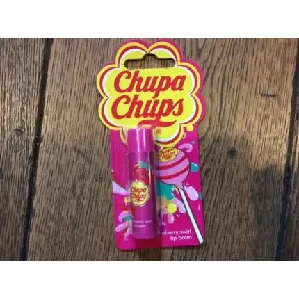 Balsam de buze, Chupa Chups, aroma căpșuni, 11g Super ofertă