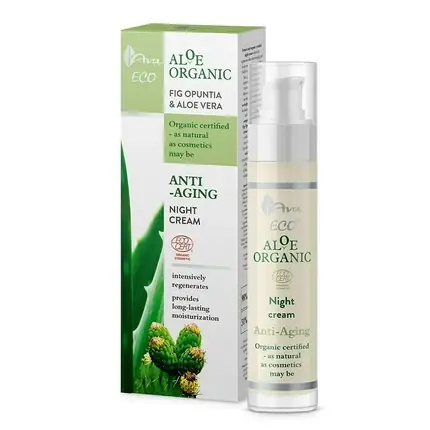 Cremă de noapte, Aloe Organic, Barbary și Aloe Vera, 50ml Bestseller