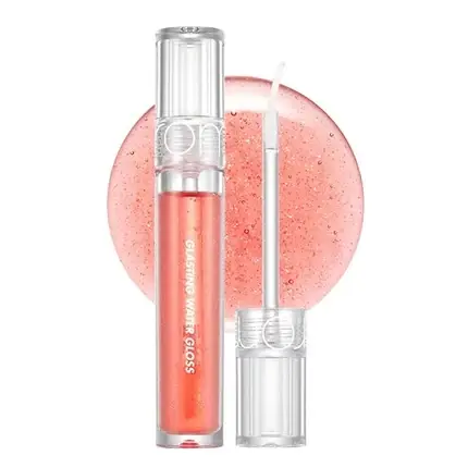 Lip Gloss, Romand, Glasting Water Gloss 01 Coral Crush, set 3 bucăți Cel mai bun preț