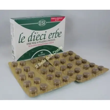 Supliment alimentar, Esi, The Ten Herbs, 40 tablete Reducere