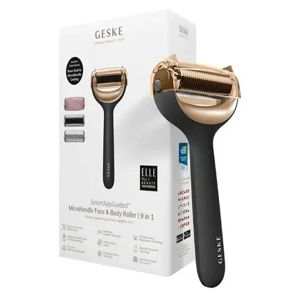 Plată securizată Aparat microneedling, Geske, 9 in 1, cu cuarț roz