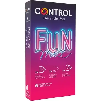 Preț promoțional Prezervative, Control, Mix Sensual, 6 buc