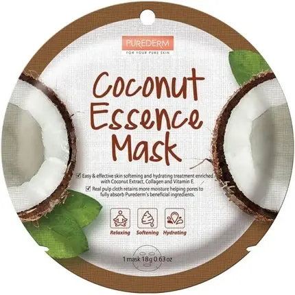 Mască facială, Sicurmed, tratament cu nucă de cocos, iluminare Plată securizată