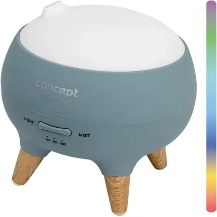 Plată securizată Inhalator cu aburi Concept DF1010, aroma, alb