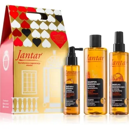 Ofertă exclusivă Set regenerant pentru păr, Farmona Jantar, 200g