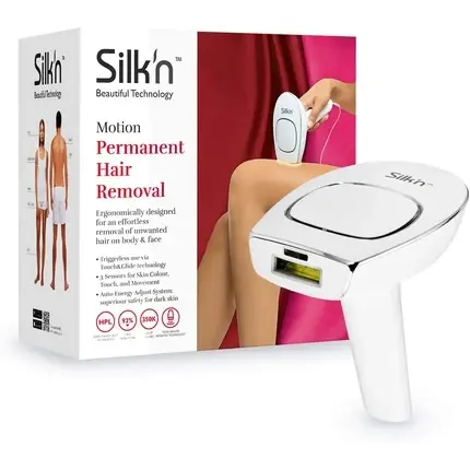 Aparat de epilare IPL, Silk‘n Motion, 350000 impulsuri luminoase, alb Ultima șansă