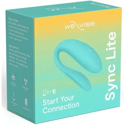 Ofertă de sezon Stimulator intim, We-Vibe, Sync Lite, turcoaz
