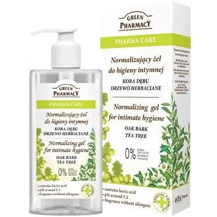 Gel Intim Green Pharmacy, Tea Tree, 300ml, transparent Cumpărături sigure