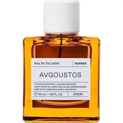 Preț promoțional Eau De Toilette, Korres, Avgoustos, vegan, 50ml