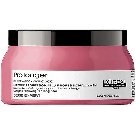 Masca de păr, L‘Oréal Paris, Pro Longer, roz, 500 ml Promoție