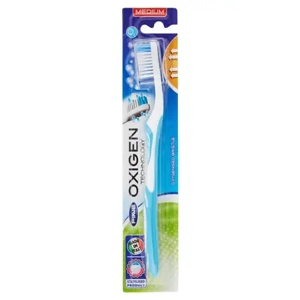 Periuță dinți, Piave, Oxigen Medium, albastru Bestseller