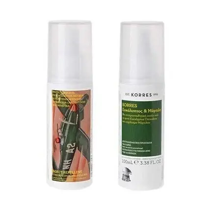 Mai ieftin Repelent insecte, Korres, Eucalyptus, 100ml