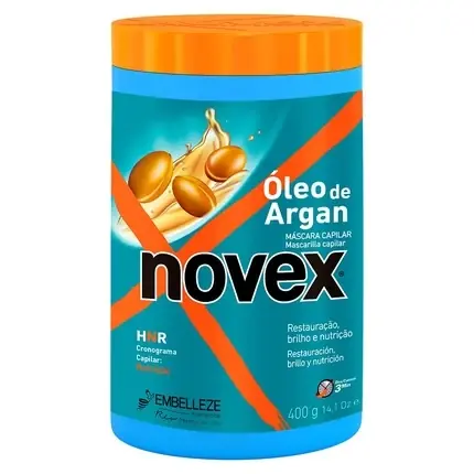 Masca de păr Novex Argan Oil 400g, portocaliu Bestseller