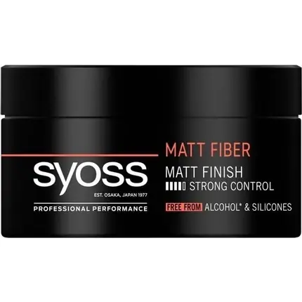 Pastă păr, Syoss, Matt Fiber, 100mL, Negru Retur gratuit