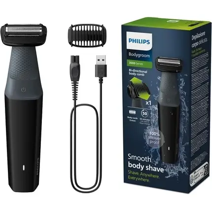 Ofertă specială Trimmer corp, Philips, BG3017/01, negru, waterproof