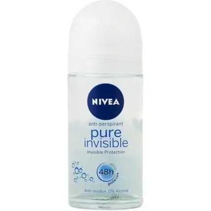 Comandă acum Deodorant Roll-On, Nivea, Pure Invisible, 50 ml