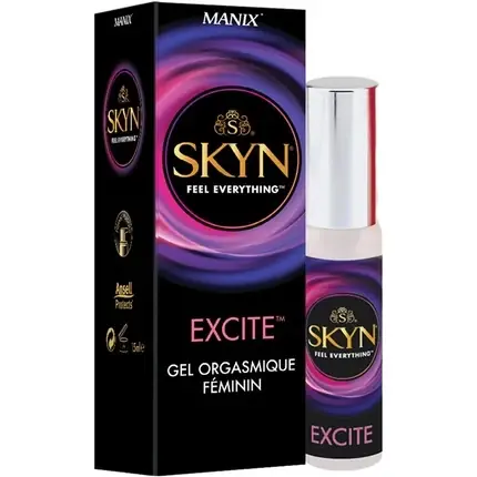 Noutate Lubrifiant Skyn, Excite, 15ml, negru