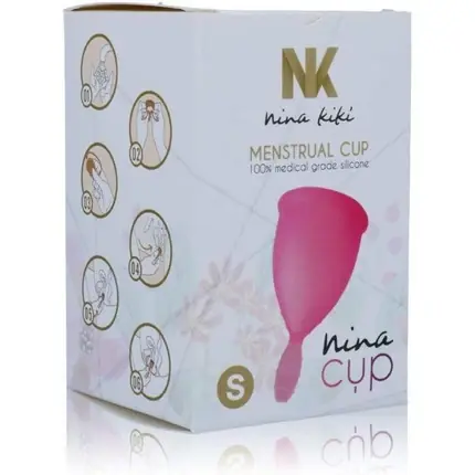 Pahar Menstrual, Nina Kikí, S, roz Ofertă specială