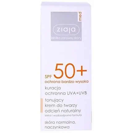 Ofertă exclusivă Cremă față, Ziaja, SPF50+, nuanțator