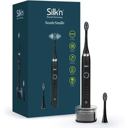 Ieftin Periuță Dentară Electrică, Silk‘n SonicSmile, Vibrant, Negru