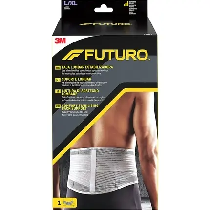 Cel mai bun preț Centură lombară, Futuro, L-XL, alb
