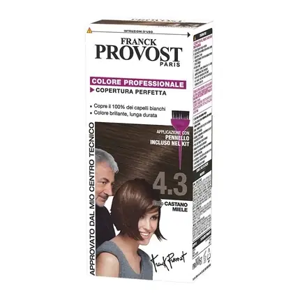 Preferatul clienților Vopsea de păr, Franck Provost, 4.3, castaniu miere