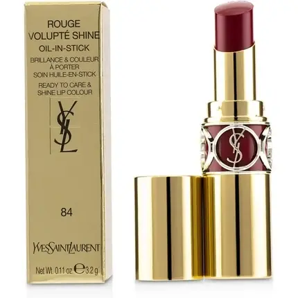 Livrare expres Ruj Yves Saint Laurent, Rouge Volupté Shine, 84 Bordo