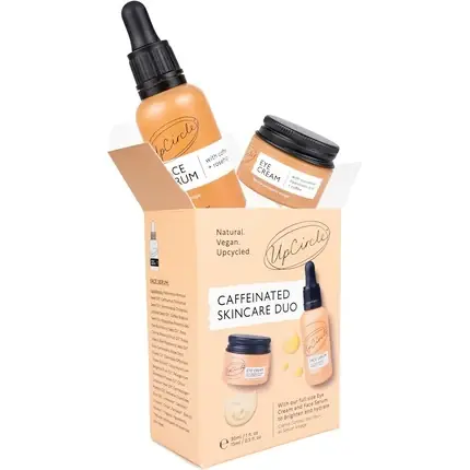 Duo Ser Facial și Cremă Ochi, Upcircle, 170g, Cafeină Reducere specială