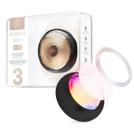 Masca Facială, Foreo, UFO 3, negru, LED Cel mai bun preț