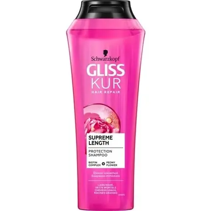 Șampon Gliss Kur Supreme Length, 250 ml, roz Cel mai vândut