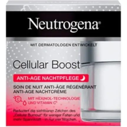 Cremă de Noapte, Neutrogena, Cellular Boost, 50ml, alb Ofertă limitată