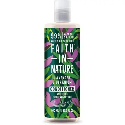Retur ușor Balsam Faith In Nature, Lavender & Geranium, 400ml