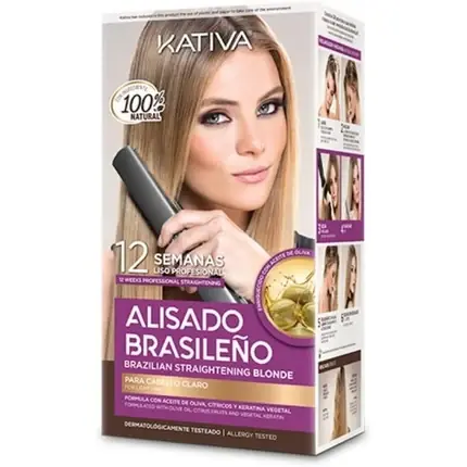 Set Îndreptare Braziliană Kativa, Blonde, 309g Ofertă de sezon