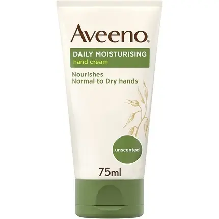 Ofertă de sezon Cremă de mâini, Aveeno, Daily Moisturising, alb-verde 75ml