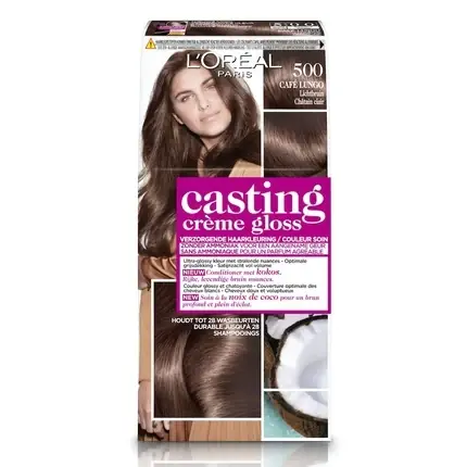 Vopsea de par, L‘Oréal, Casting Creme Gloss, castaniu deschis Noutate